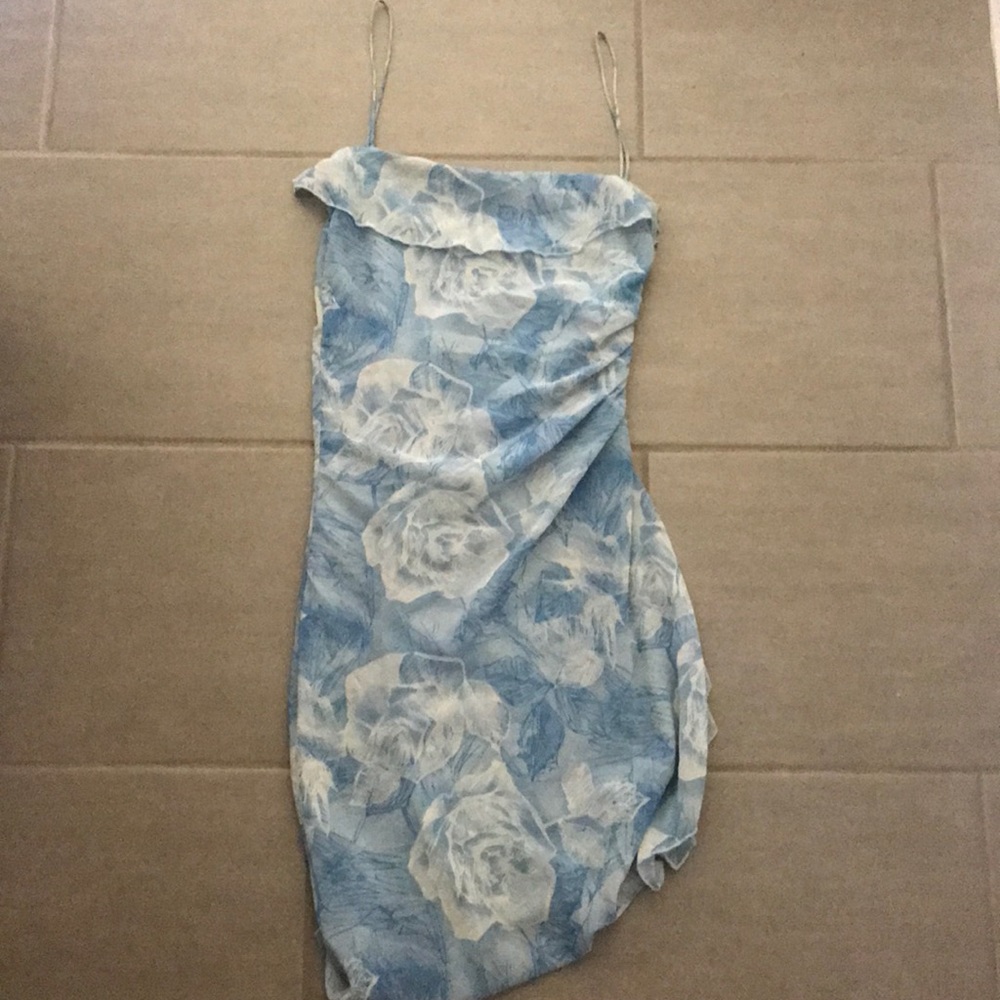 Xie asymmetrical flowy dress